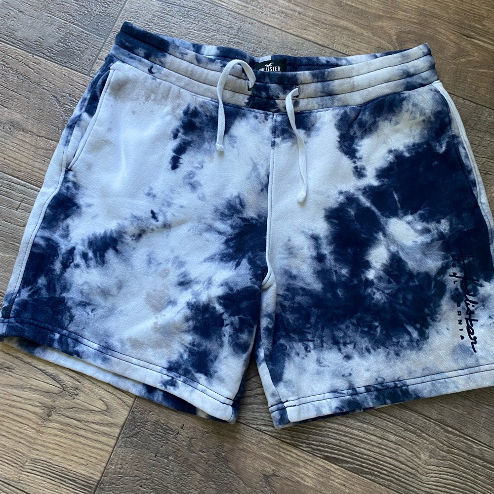 Tie dye Hollister sweat shorts